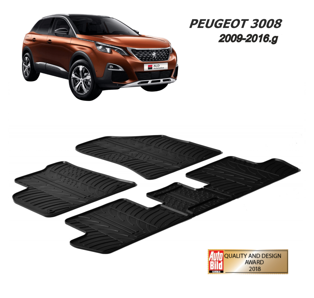 Tipski gumeni tepisi za Peugeot: 3008 (od 2009.-2016.g )